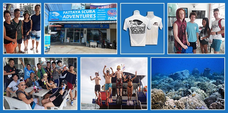 Best Pattaya Dive Center PADI 5 Star Dive Trips