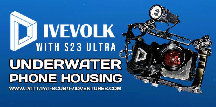 Divevolk underwater phone case S23 ultra photography